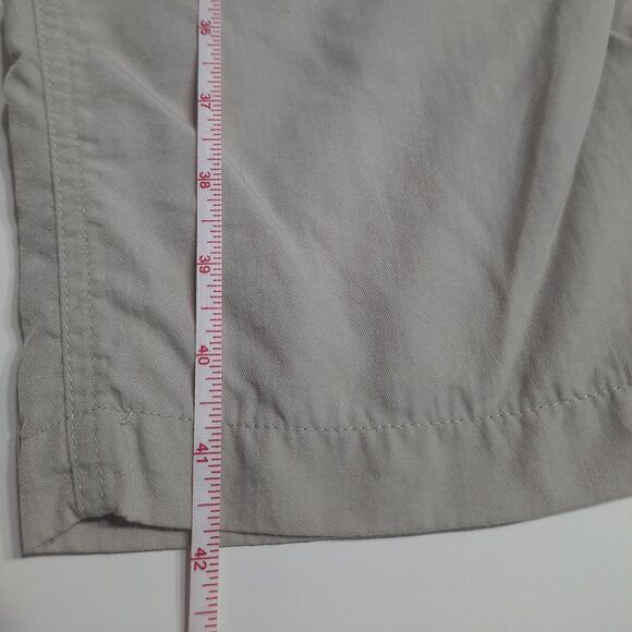 The North Face Hiking Pants Stow Pocket Women's Large Nylon Outdoors Light Khaki - Picture 4 of 8